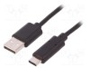 Cablu USB 2.0 QOLTEC 1,8m USB A la USB C