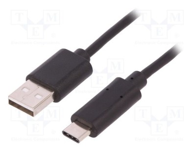 Cablu USB 2.0 QOLTEC 1,8m USB A la USB C foto