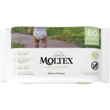 Moltex Pure &amp; Nature Baby Wipes șervețele umede pentru copii 60 buc