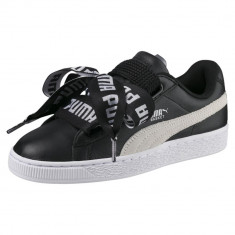 Tenisi femei Puma Basket Heart DEW Negru 40 foto