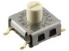 &Icirc;ntrerupător OMRON A6KS-164RS, Codificare HEX/BCD, 16 Poziții, Montare SMT, Terminale PCB, IP60
