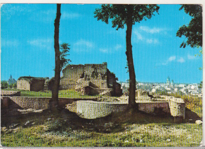 bnk cp Suceava - Ruinele cetatii - necirculata - marca fixa foto