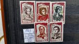 1961-Franta YT=1301-1304a+1305 5val c set MH RAR, Nestampilat