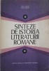 Sinteze Istoria Literaturii Romane - Sanda Radian, Venera Dogaru, Editura Didactica 1974, Carte Beletristica