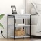 vidaXL Noptiere 2 pcs sonoma gri 41 x 31 x 51 cm Lemn compozit