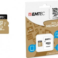 Card de memorie Emtec ECMSDM128GXC10GP, microSDXC, 128GB, Clasa 10 + Adaptor SD