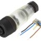 Conector M12 mamă 4 pini, IP67