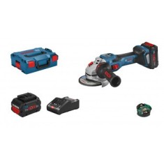 BOSCH GWS 18V-15 SC Polizor unghiular cu regulator brushless BITURBO, cu 2 acumulatori ProCore Li-Ion, 8Ah, diametru disc 125 mm + L-BOXX Diametru dis