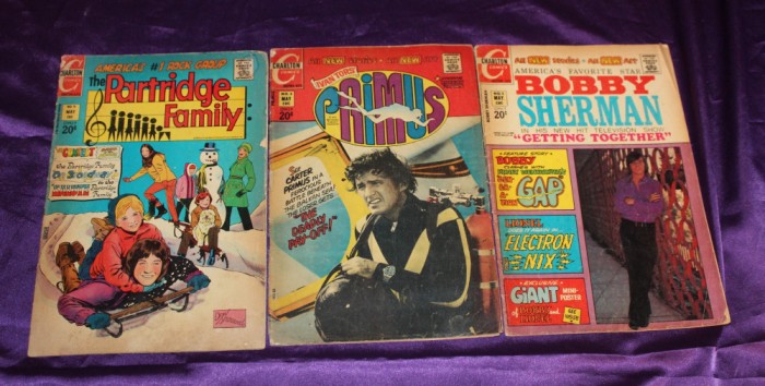 Charlton Comics Primus Bobby Sherman The Partridge family benzi desenate engleza