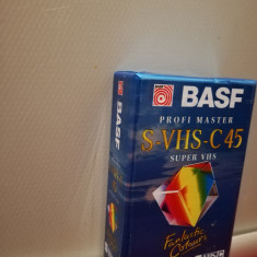 caseta BASF model S-VHS - C45 - Super VHS/Sigilata/made in Germany