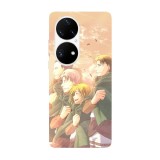 Husa compatibila cu Huawei Nova 9 model Attack on Titan Squad, Silicon, TPU, Viceversa, Transparent, Carcasa