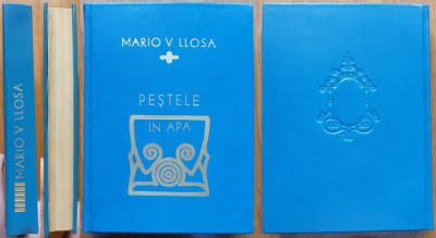 Mario Vargas Llosa , Pestele in apa , Vivaldi , 1995 , cu autograf si dedicatie foto