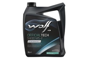 Ulei Motor WOLF OFFICIALTECH 5W30 MS-F 5L foto