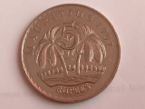 M3 C50 - Moneda foarte veche - Mauritius - 5 rupees - 1991
