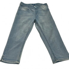 Pantaloni de blugi pentru fetite , culoarea albastru , marimea 7- 8 ani