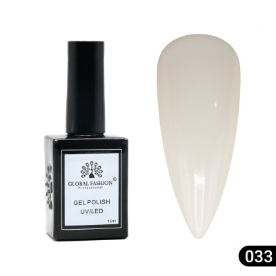 Oja semipermanentă Global Fashion, Gel polish&amp;nbsp;Elite Glow 15&amp;nbsp;ml,&amp;nbsp;33 foto