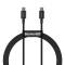 Cablu Date &amp; Incarcare Fast Charging Tip C - Tip C 1 Metru (Negru) Baseus CATYS-B01