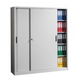 Dulap metalic Asamblat Star Office usi culisante 8 rafturi, 1500x450x2000 mm (LxlxH), 50 kg/polita