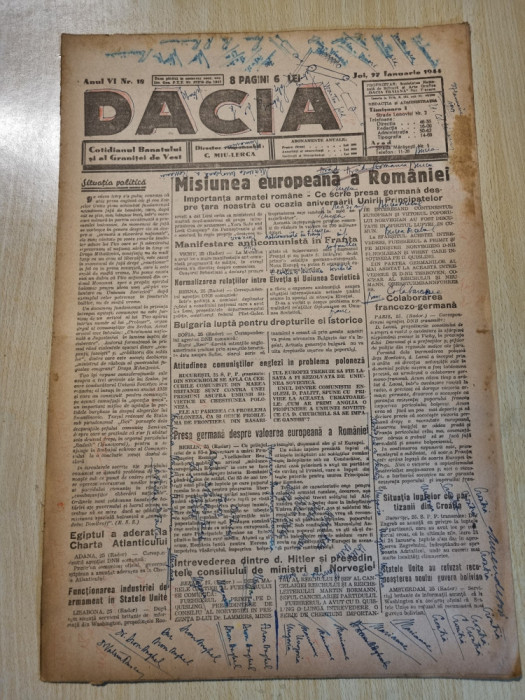 Dacia 27 ianuarie 1944-influenta comunismului in anglia,misiunea romaniei