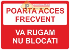 Semne pentru poarta de acces foto