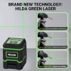 Nivelă Laser cu 2 Linii Profesionala, Auto-nivelantă, Orizontală și Verticală, Fascicul Laser Verde Super Puternic