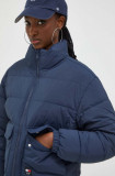 Cumpara ieftin Tommy Jeans geacă femei, culoarea bleumarin, de iarna, oversize DW0DW17435