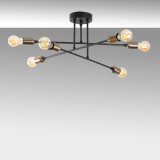 Lustra Fleur Chandelier, Negru