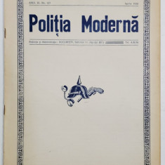 POLITIA MODERNA , REVISTA LUNARA DE SPECIALITATE , LITERATURA SI STIINTA , ANUL XI , NR.122 , APRILIE , 1936