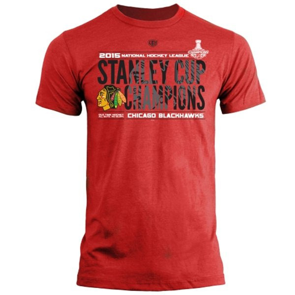 Chicago Blackhawks tricou de bărbați 2015 Stanley Cup Champions Braun - S