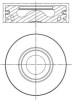 MAHLE 013 PI 00136 000 Piston