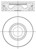MAHLE 013 PI 00136 000 Piston
