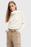 AllSaints pulover de lana RIDLEY LADDER culoarea alb, light, W020KB
