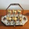 SERVICIU DIN METAL ARGINTAT SI CRISTAL PENTRU SERVIT OUA-WMF-SCHMIDT&amp;STRATULAT