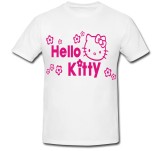 Tricou &quot; Hello Kitty Text pink &quot;