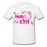 Tricou &quot; Hello Kitty Text pink &quot;