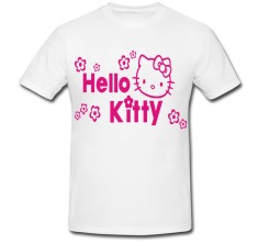 Tricou &amp;quot; Hello Kitty Text pink &amp;quot; foto