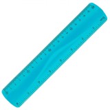 Riglă Flexibilă Plastic, 20cm, Albastru
