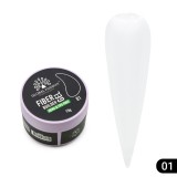 Gel pentru modelarea unghiilor 15 gr, Fiber Builder Gel 01