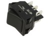 Rocker Switch DPDT ON-ON 10A 250V Black