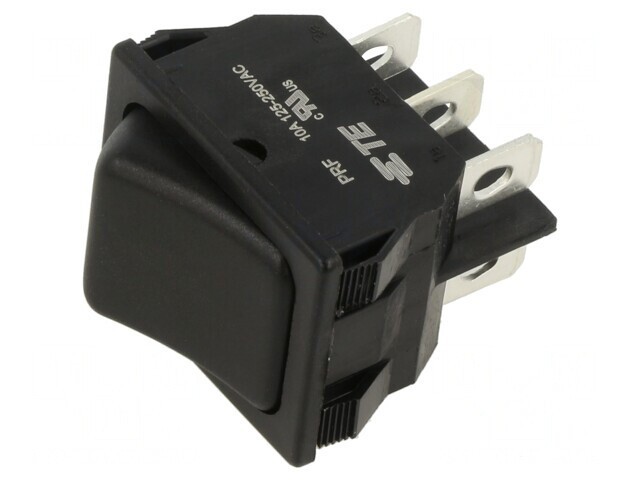 Rocker Switch DPDT ON-ON 10A 250V Black