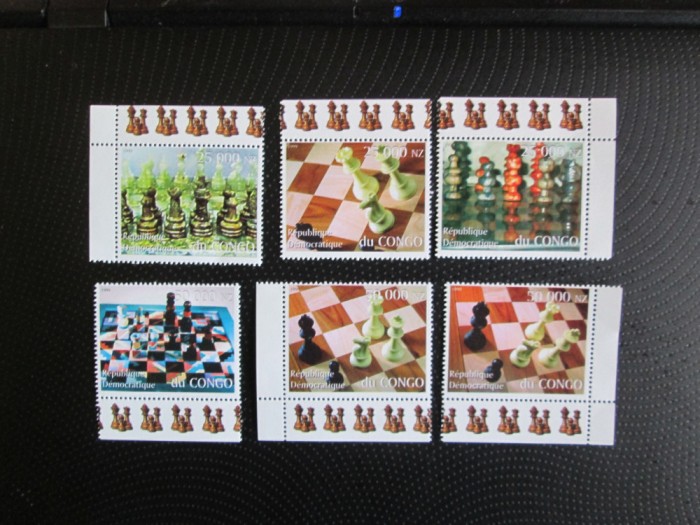 CONGO SERIE NESTAMPILATA IN PERFECYTA STARE=83