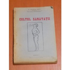 CULTUL SANATATII , VOL. I de EMANUIL ANCA , 1938