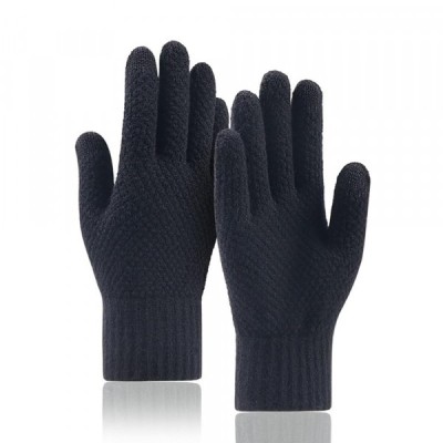 Manusi De Iarna Tactile Barbati Techsuit ST0013, Marime 22cm, Negre foto