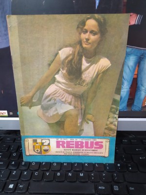 Rebus, revistă bilunară de divertisment, 1 oct. 1984, nr. 19, 655, anul 28, 151 foto