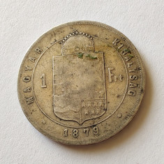 Ungaria - 1 Forint 1879 - Argint