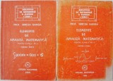 Elemente de analiza matematica (2 volume) - Mircea Ganga