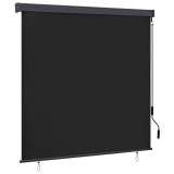 VidaXL Jaluzea Rulou de Exterior Dungi Antracit 180 x 250 cm țesătură