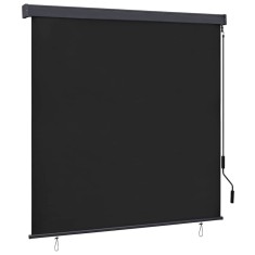 vidaXL Jaluzea Rulou de Exterior Dungi Antracit 180 x 250 cm țesătură