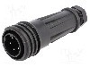 Conector circular, tata, 5 pini, BULGIN - PX0921/05/P