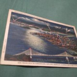 CARTE POSTALA SAN FRANCISCO INTERBELICA CIRCULATA, Fotografie